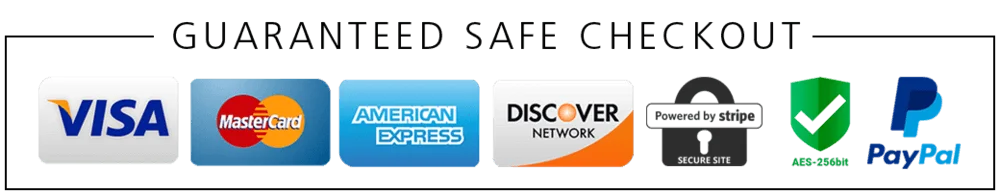 Guaranteed safe checkout payment methods