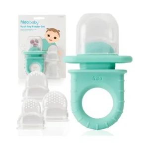 Frida Baby Push Pop Feeder, Baby Fruit Feeder to Safely
