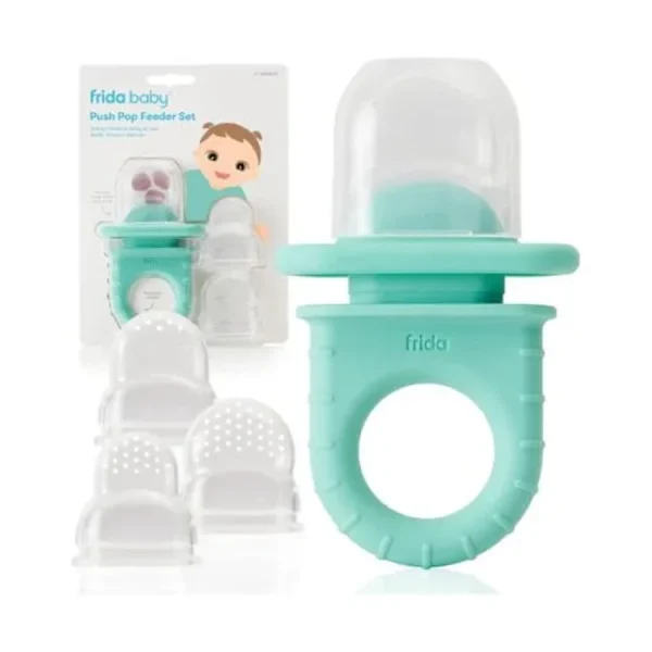 Frida Baby Push Pop Feeder, Baby Fruit Feeder to Safely
