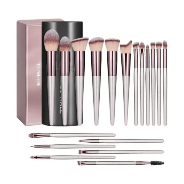 Makeup Brush Set 18 Pcs Premium Synthetic Foundation Powder