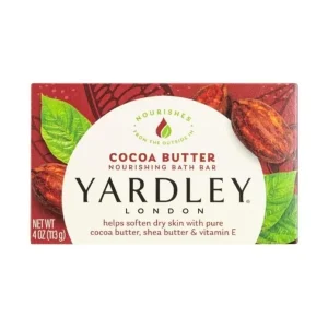 Yardley London Nourishing Bath Soap Bar Cocoa Butter