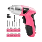 Pink Screwdriver 27pc 3.6V USB Small Power Set