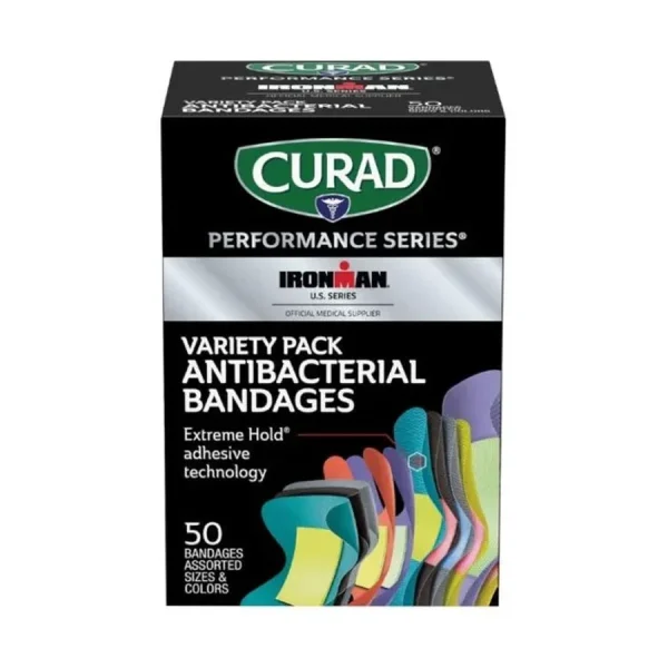 CURAD Performance Series IRONMAN Antibacterial Bandages