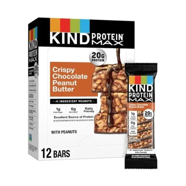 KIND Protein Crispy Chocolate Peanut Butter Snack Bars