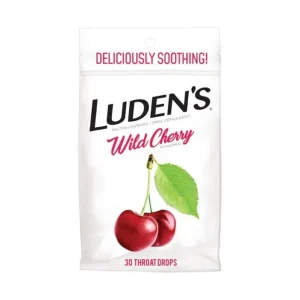 Luden’s Wild Cherry Throat Drops Delicious Soothing
