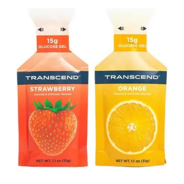 Transcend Foods Strawberry Orange Gels, Gluten Free