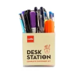 Cello Desk Station, Assorted office stationery items
