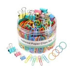 Office Paper Clips, Binder Clips and Rubber Bands 300 Pcs