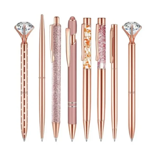 Supervitae 8 Pcs Ballpoint Pen for Women Fancy Gifts