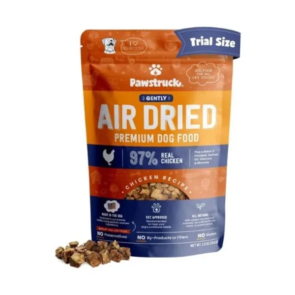 Pawstruck Natural Air Dried Dog Food with Real Chicken