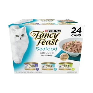 Purina Fancy Feast Grilled Wet Cat Food Seafood