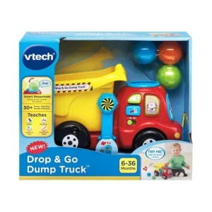 VTech Drop and Go Dump Truck, Yellow